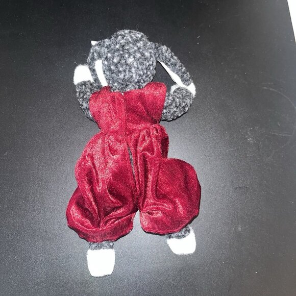 TY 1993 Attic Treasures LILLY THE LAMB With Red Velour Outfit Plush Stuffed Toy - Picture 2 of 15